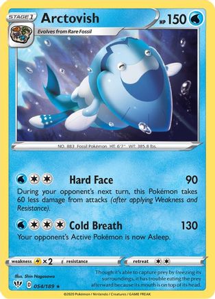 Arctovish (54) [SWSH03: Darkness Ablaze] Reverse Holofoil - Deck Out Gaming