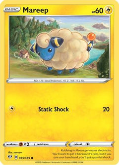 Mareep (55) [SWSH03: Darkness Ablaze] Reverse Holofoil - Deck Out Gaming