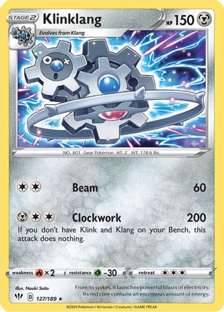 Klinklang (127) [SWSH03: Darkness Ablaze] Reverse Holofoil - Deck Out Gaming