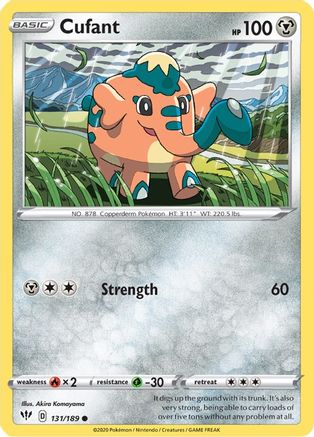 Cufant (131) [SWSH03: Darkness Ablaze] Reverse Holofoil - Deck Out Gaming
