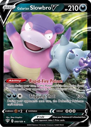 Galarian Slowbro V (99/189) [SWSH03: Darkness Ablaze] - Deck Out Gaming