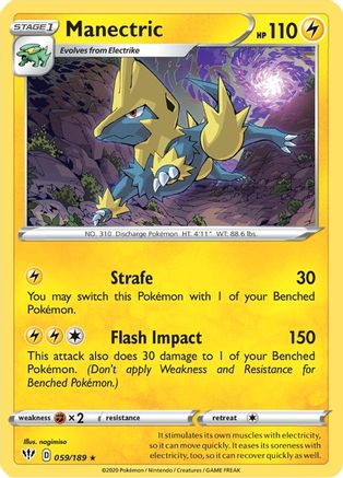 Manectric (59) [SWSH03: Darkness Ablaze] Reverse Holofoil - Deck Out Gaming
