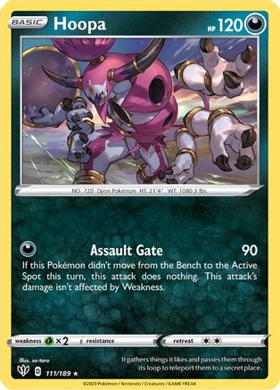 Hoopa (111) [SWSH03: Darkness Ablaze] Holofoil - Deck Out Gaming