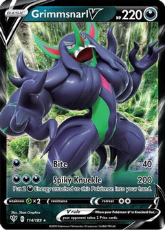 Grimmsnarl V (114) [SWSH03: Darkness Ablaze] Holofoil - Deck Out Gaming
