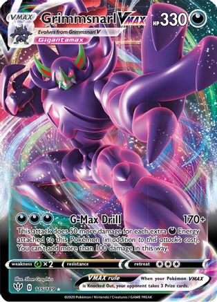 Grimmsnarl VMAX (115) [SWSH03: Darkness Ablaze] Holofoil - Deck Out Gaming