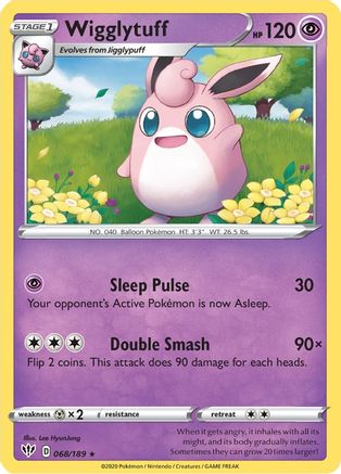 Wigglytuff (68) [SWSH03: Darkness Ablaze] Reverse Holofoil - Deck Out Gaming