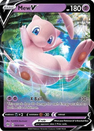 Mew V (69) [SWSH03: Darkness Ablaze] Holofoil - Deck Out Gaming