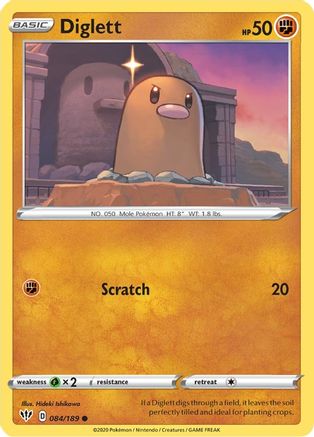 Diglett (84) [SWSH03: Darkness Ablaze] - Deck Out Gaming