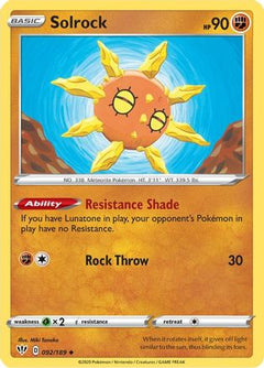 Solrock (92) [SWSH03: Darkness Ablaze] Reverse Holofoil - Deck Out Gaming
