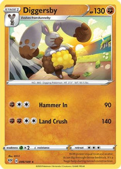 Diggersby (96) [SWSH03: Darkness Ablaze] Reverse Holofoil - Deck Out Gaming