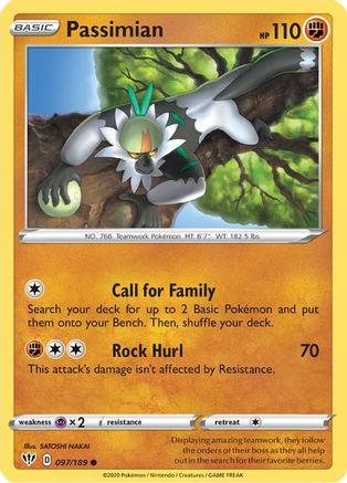 Passimian (97) [SWSH03: Darkness Ablaze] Reverse Holofoil - Deck Out Gaming