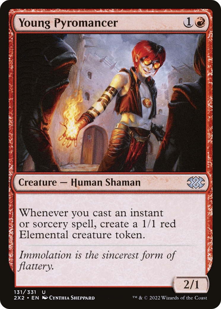 Young Pyromancer (131) [Double Masters 2022] - Deck Out Gaming