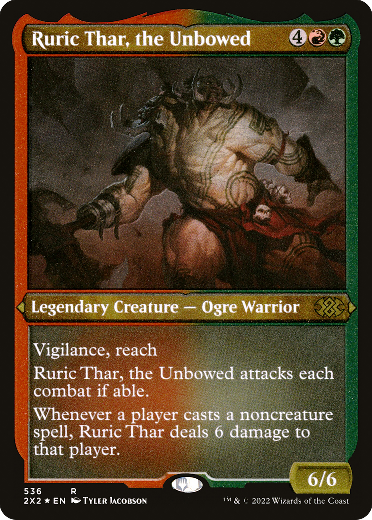 Ruric Thar, the Unbowed (Foil Etched) (536) [Double Masters 2022] foil - Deck Out Gaming