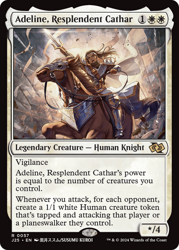 Adeline, Resplendent Cathar (Anime) (57) [Foundations Jumpstart] - Deck Out Gaming