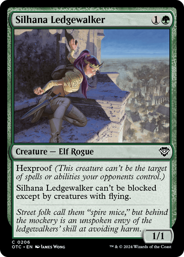 Silhana Ledgewalker (206) [Outlaws of Thunder Junction Commander] - Deck Out Gaming