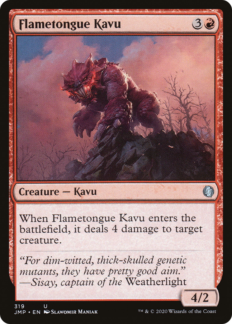 Flametongue Kavu (319) [Jumpstart] - Deck Out Gaming