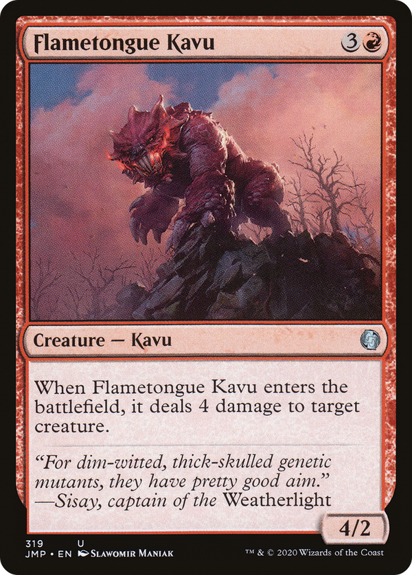 Flametongue Kavu (319) [Jumpstart] - Deck Out Gaming