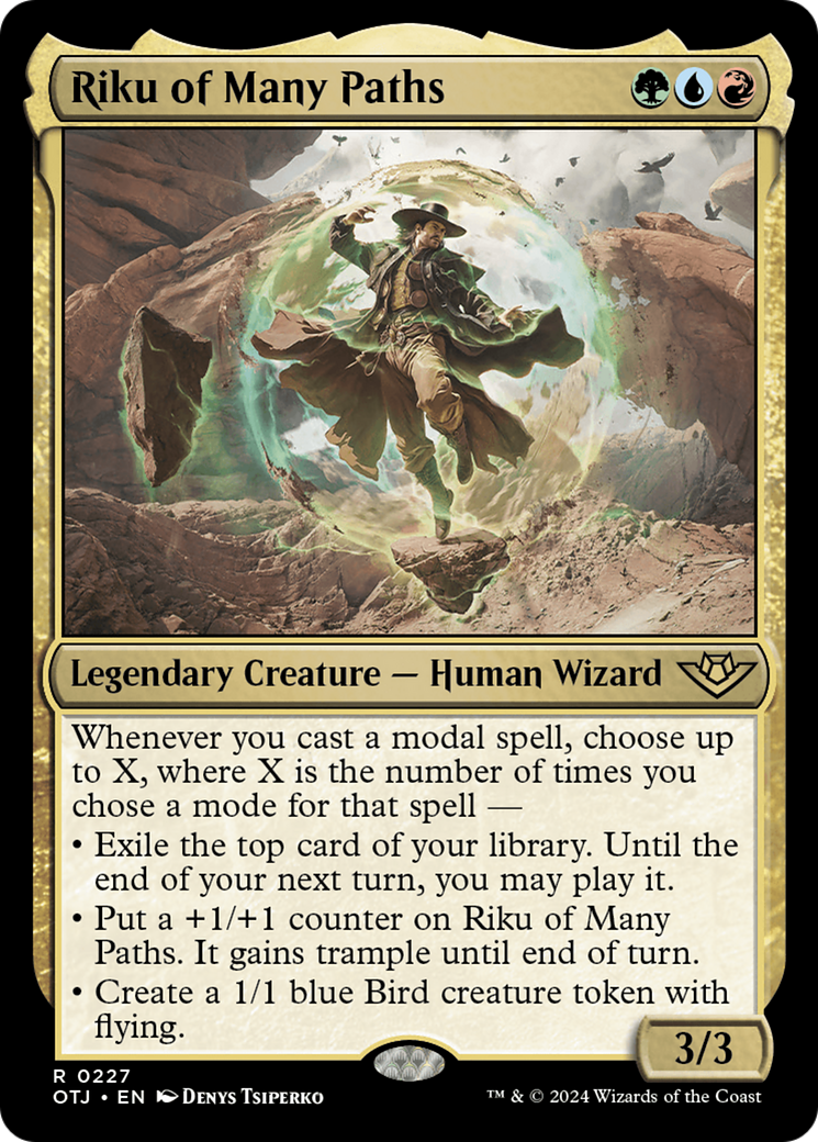 Riku of Many Paths (227) [Outlaws of Thunder Junction] - Deck Out Gaming