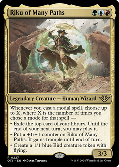 Riku of Many Paths (227) [Outlaws of Thunder Junction] foil - Deck Out Gaming