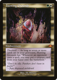 Hunting Grounds (Retro Frame) (359) [Dominaria Remastered] - Deck Out Gaming