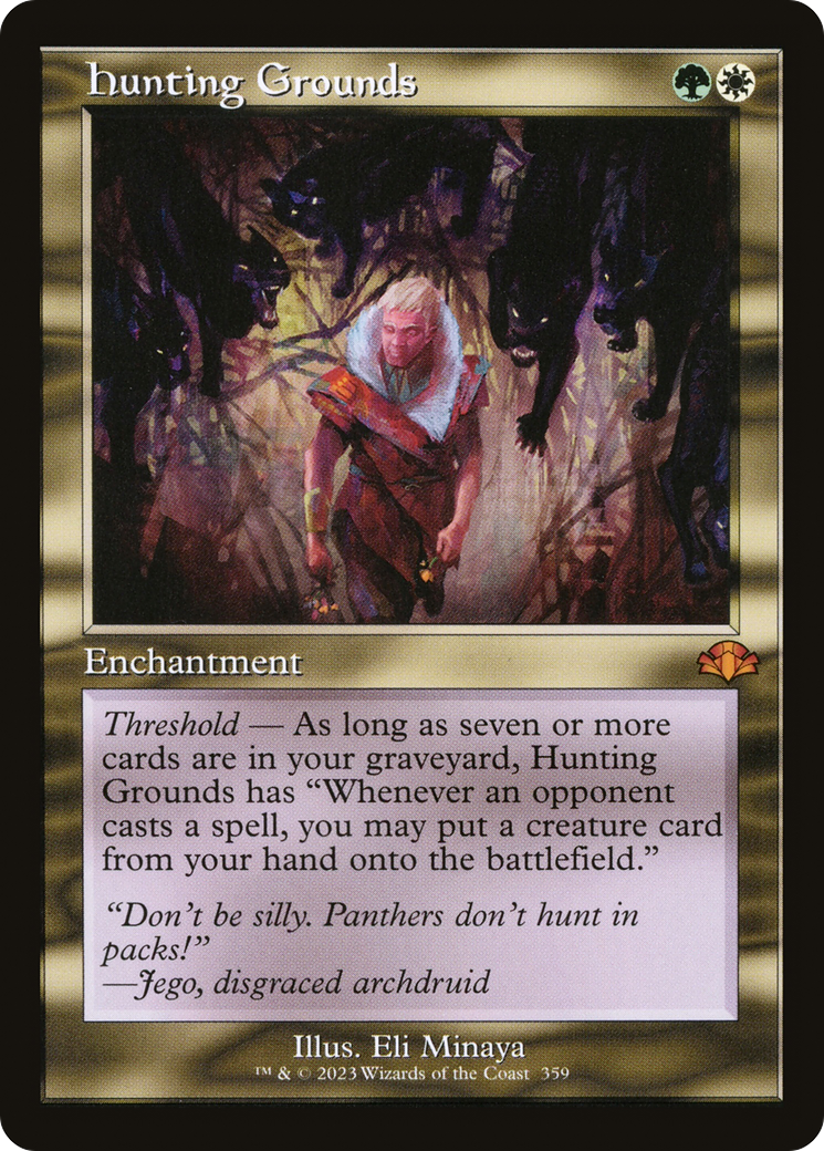 Hunting Grounds (Retro Frame) (359) [Dominaria Remastered] - Deck Out Gaming