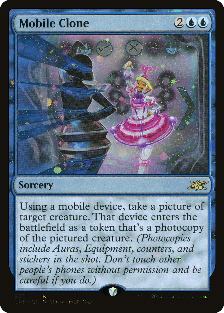 Mobile Clone (Galaxy Foil) (337) [Unfinity] foil - Deck Out Gaming