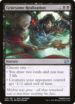 Gruesome Realization (103) [The Brothers' War] foil - Deck Out Gaming