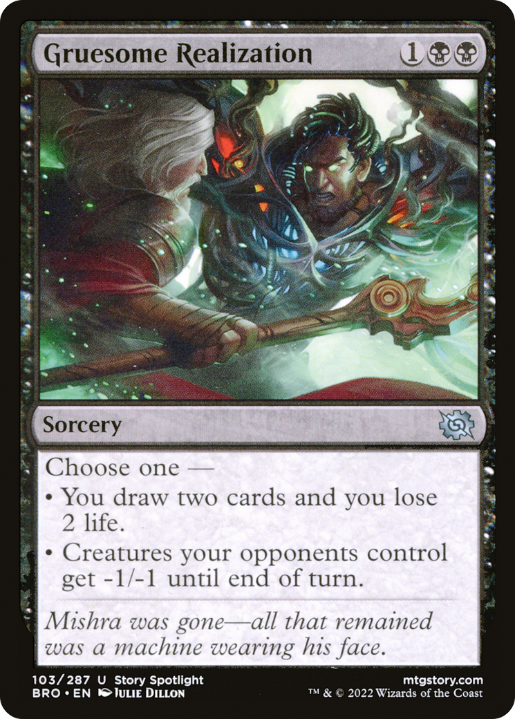 Gruesome Realization (103) [The Brothers' War] foil - Deck Out Gaming