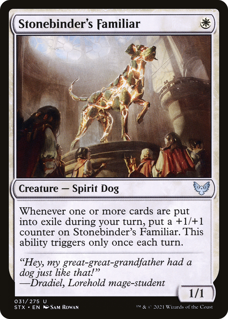 Stonebinder's Familiar (31) [Strixhaven: School of Mages] foil - Deck Out Gaming