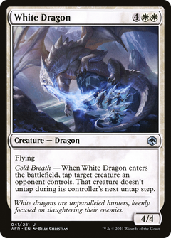 White Dragon (41) [Adventures in the Forgotten Realms] foil - Deck Out Gaming