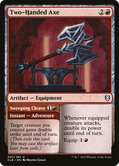Two-Handed Axe (203) [Commander Legends: Battle for Baldur's Gate] - Deck Out Gaming