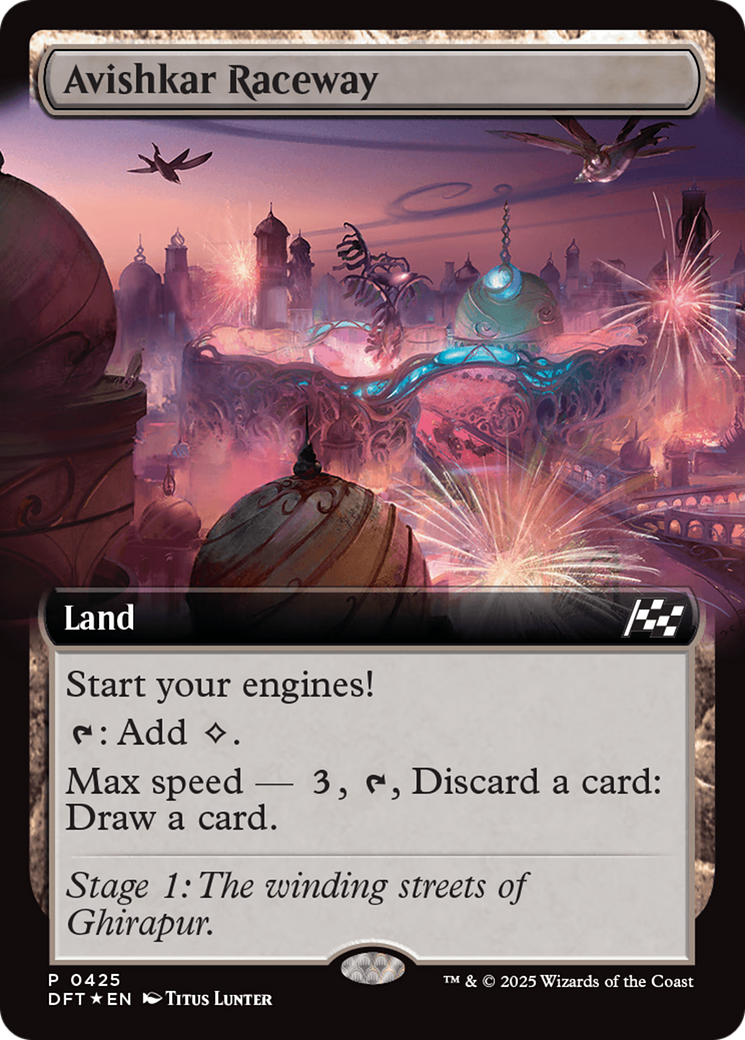 Avishkar Raceway (Extended Art) (425) [Aetherdrift] foil - Deck Out Gaming