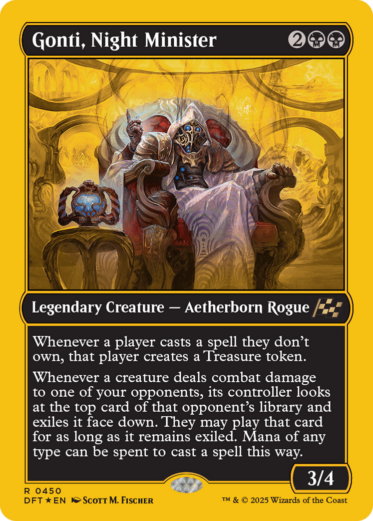 Gonti, Night Minister (First-Place Foil) (450) [Aetherdrift] foil - Deck Out Gaming