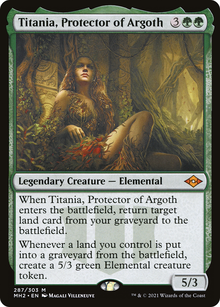 Titania, Protector of Argoth (287) [Modern Horizons 2] foil - Deck Out Gaming