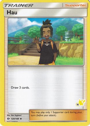 Hau - 120/149 (#13 Pikachu Stamped) (120) [Battle Academy] - Deck Out Gaming