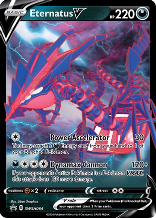 Eternatus V - SWSH064 (SWSH064) [SWSH: Sword & Shield Promo Cards] Holofoil - Deck Out Gaming