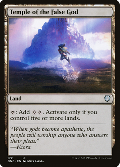 Temple of the False God (172) [Commander: Phyrexia: All Will Be One] - Deck Out Gaming