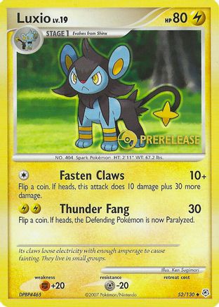 Luxio - 52/130 (Prerelease) (52) [Nintendo Promos] - Deck Out Gaming