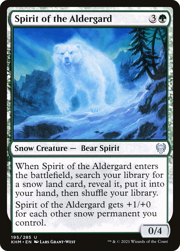 Spirit of the Aldergard (195) [Kaldheim] foil - Deck Out Gaming