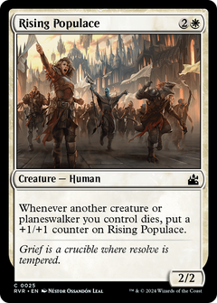 Rising Populace (25) [Ravnica Remastered] foil - Deck Out Gaming