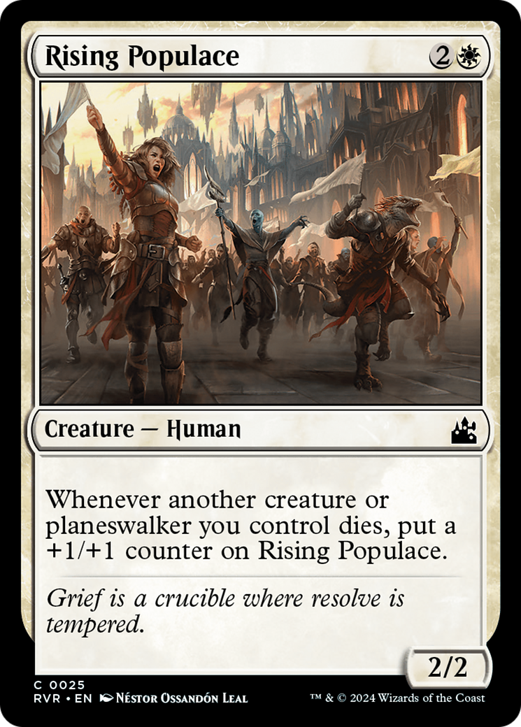 Rising Populace (25) [Ravnica Remastered] foil - Deck Out Gaming