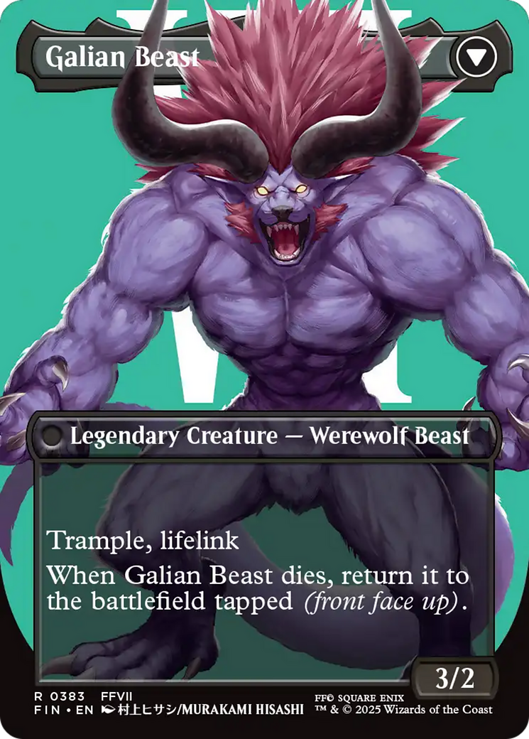Vincent Valentine // Galian Beast (383) [FINAL FANTASY] foil - Deck Out Gaming