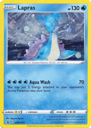 Lapras - SWSH051 (SWSH051) [SWSH: Sword & Shield Promo Cards] Holofoil - Deck Out Gaming