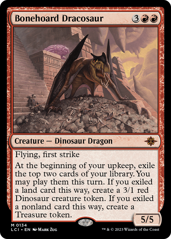 Bonehoard Dracosaur (134) [The Lost Caverns of Ixalan] foil - Deck Out Gaming