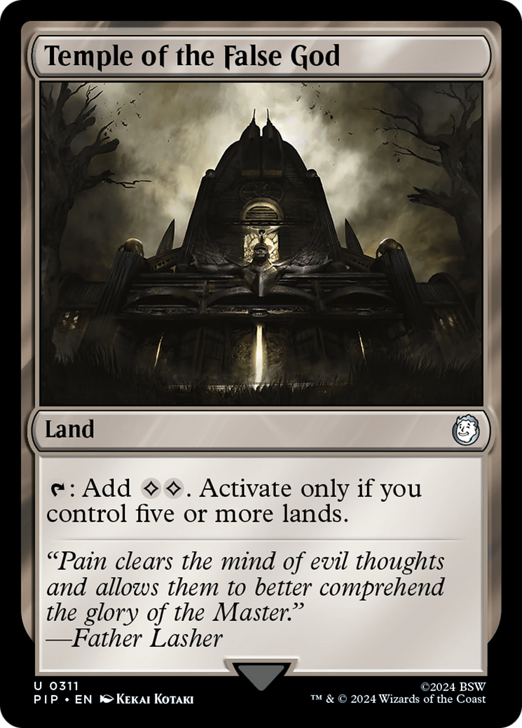 Temple of the False God (311) [Fallout] foil - Deck Out Gaming