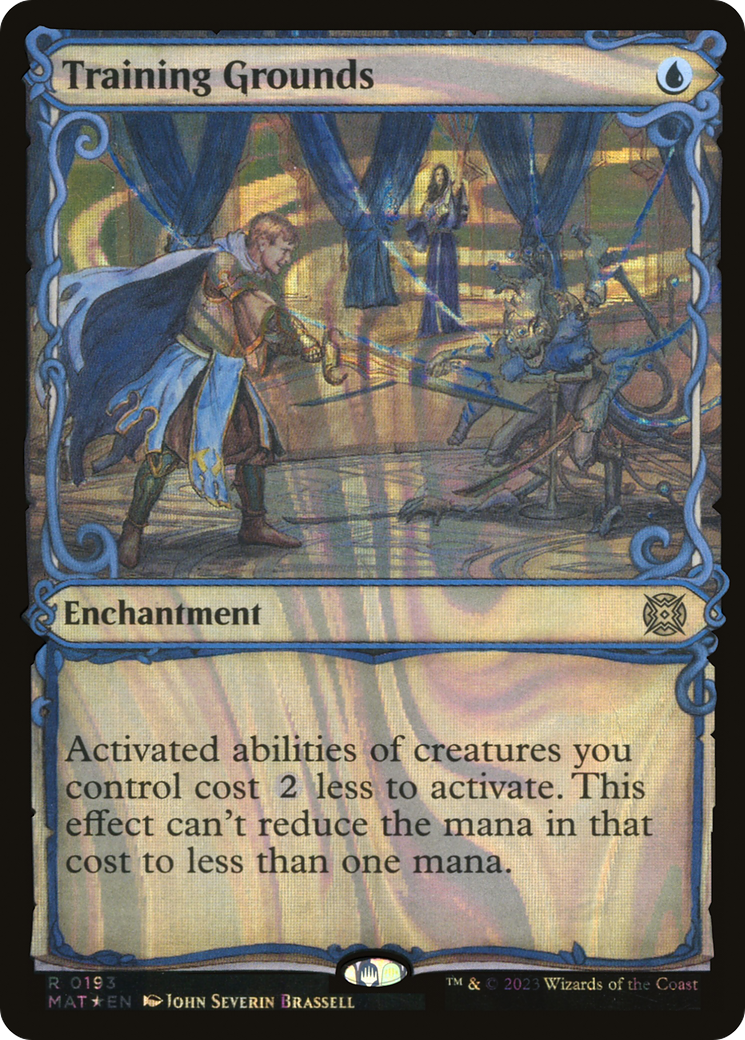 Training Grounds (Halo Foil) (193) [March of the Machine: The Aftermath] foil - Deck Out Gaming