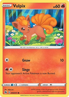 Vulpix (6) [Champion's Path] Reverse Holofoil - Deck Out Gaming