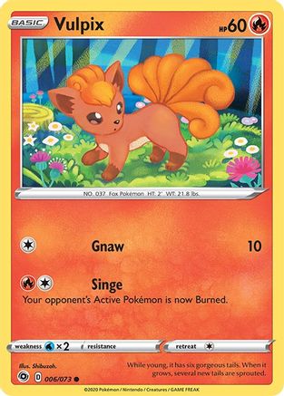 Vulpix (6) [Champion's Path] Reverse Holofoil - Deck Out Gaming