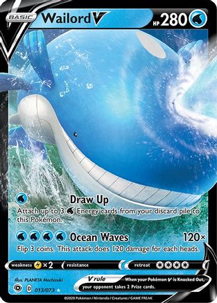 Wailord V (13) [Champion's Path] Holofoil - Deck Out Gaming