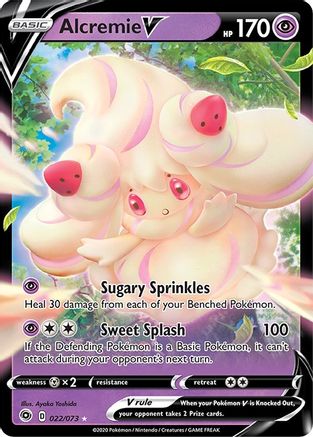 Alcremie V (22) [Champion's Path] Holofoil - Deck Out Gaming